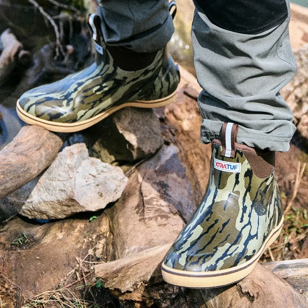 XTRATUF® (Men's 8 M) Mossy Oak™ Bottomland Ankle Deck Boot - $125